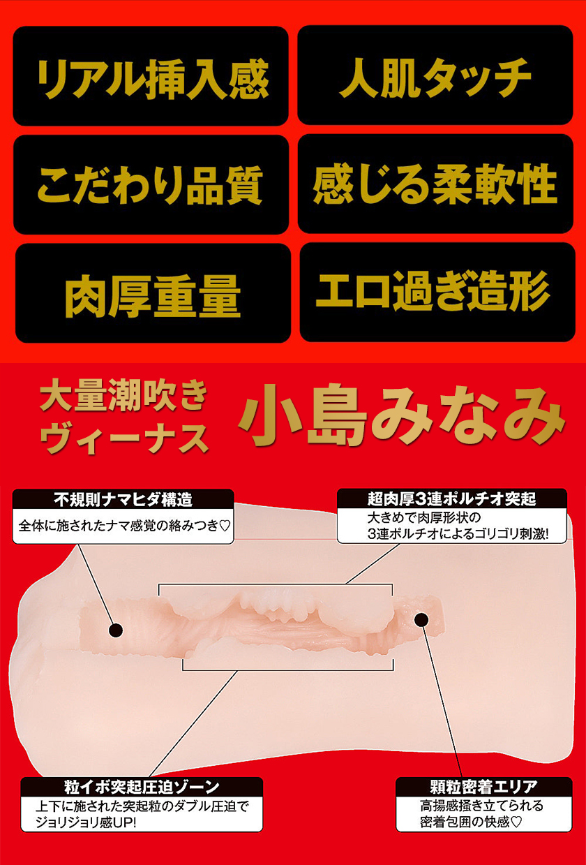  小島南 (小島みなみ) 名器 重量級肉厚 仿真插入感 02